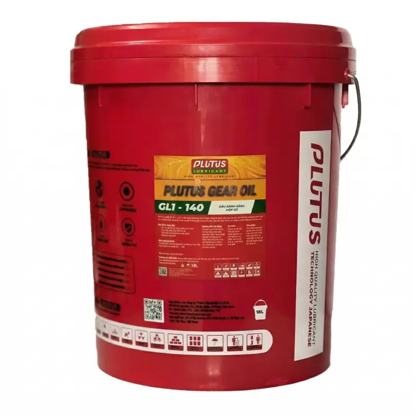 Dầu nhớt bánh răng hộp số Plutus Gear Oil GL1-140 18L chính hãng