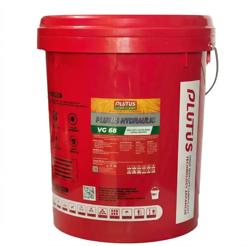 Dầu nhớt thủy lực Plutus Hydraulic VG 68 18L chính hãng